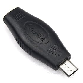 Mini A Female USB To Micro B Male USB Charger Converter Adaptor