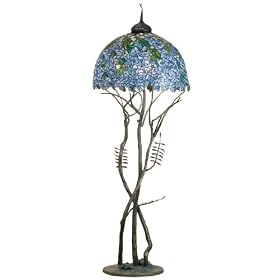 Meyda 74H Tiffany Laburnum Floor Lamp by Meyda