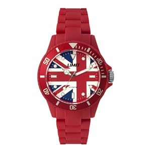 Montre Mixte avec le drapeau Union Jack Montre Mixte avec le drapeau Union Jack