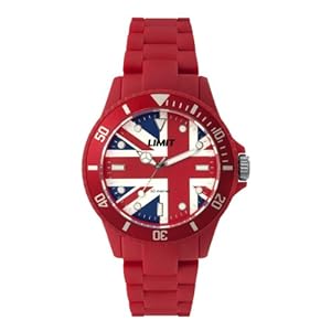 Montre Mixte avec le drapeau Union Jack