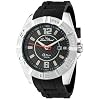 Lucien Piccard Men A Diver Black Carbon Fiber Dial Black Silicone