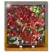 Beautiful Bright Orange Flowers - 6x6 Desk Clock