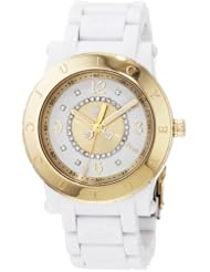 Juicy Couture Womens 1900843 HRH White Plastic Bracelet Watch
