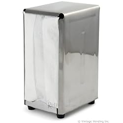 Tablecraft S/S Napkin Dispenser W/Napkins