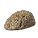 ASCOT GOLF Panama Vented Straw Hat Mens Dress CAP