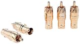 Monster 127772-00 Female BNC to Male RCA Cable Adapter