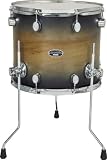 Pacific Drums by DW FS Floor Tom, Natural/Charcoal Fade 14X16