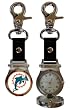 Miami Dolphins Clip-On Watch - NFL Football - Fan Shop Sports Team Merchandise