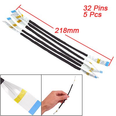 Gino AWM 20624 80C 60V VW-1 32P FFC Flexible Flat Cables 5 Pcs