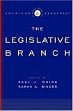 Institutions of American Democracy: The Legislative Branch