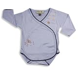 Sophie Catalou - Newborn And Infant Boys Long Sleeve Onesie, Blue, Brown