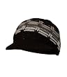 No Fear Men's JAGGED STRIPE BEANIES- Black