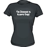 Buy The DRUMMER Is Always Right Women's tee Shirt in 6 Colors Small thru XXL by 99 VOLTS