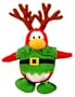 Disney Club Penguin Limited Edition 6.5 Inch Plush Series 1 Elf Reindeer