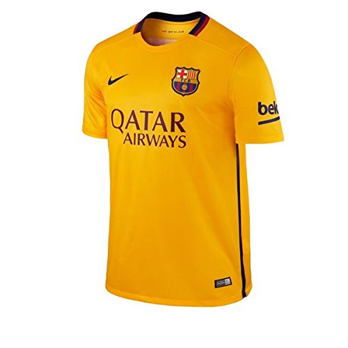 Nike Mens Barcelona Away Stadium Jersey [UNIVERSITY GOLD]