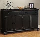 Harwick Black Credenza Sideboard Buffet Table 35