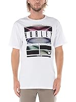 Nike Hurley Camiseta Manga Corta Hemisphere Block Out (Blanco)