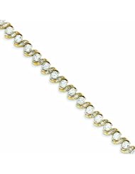 3.2 Carat 14K Gold Diamond Bracelet