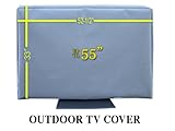 55" Outdoor TV Cover (Soft Non Scratch Interior fits 50"- some 55")
