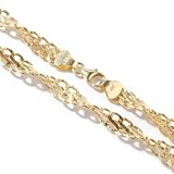 14K White or Yellow 18 Crystal Link Necklace
