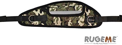 Rugeme Hands-free Dog Leash Belt with Pouch, Great for Jogging Biking or Just Relaxing! With Bonus Free Leash! NEW RELEASE SALE! (Camouflage)