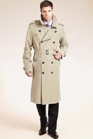Stormwear Cotton Rich Double Breasted Long Trench Coat