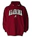 NCAA Men's Alabama Crimson Tide Hooded Sweatshirt (Crimson, Large)