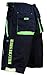 Astek Men's Neon Green Black MTB Baggy Padded Mountain Bike Shorts (XL)