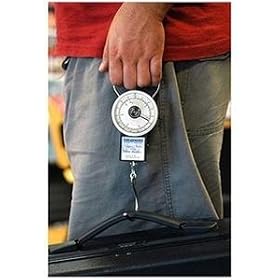 Stop and Lock Luggage Scale with Tape Measure