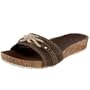 Timberland Women's Estela Cape Ann Knots Sandal,Dark Brown Nubuck,5.5 M US