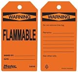 Master Lock 470-S4048 Flammable Safety Tag