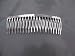 3 Comb03 Metal Silver Hair Comb Wedding/veil/bridal/crafts 4.5in
