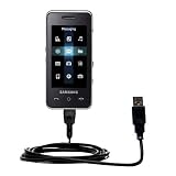 Classic Straight USB Cable for the Samsung SGH-F490 with Power Hot Sync and Charge capabilities - Gomadic Brand w/ TipExchange Technology