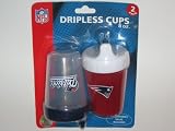 NEW ENGLAND PATRIOTS 8 oz. Team Logo Kids No-Spill SIPPY CUP (2 Pack) by WeSellSports
