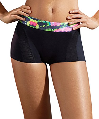 Haby Women's Sports Underwear Boyshort Breathable Wide Waistband