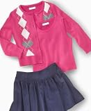 Charter Club Little Girl Argyle Sweater Skirt Set