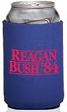 Funny Guy Mugs Reagan Bush 84' Neoprene Can Coolie, Blue