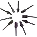 Buy 10 High Speed Carbon Rasp Rotrary Tool Bits fits Dremel -- Ideal for Master Model...
