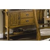 Somerton Craftsman Mission Side Server Buffet in Blonde Finish
