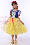 ディズニーハロウィン クリスマス 演出用 白雪姫 風 コスプレ衣装 子供用 Lサイズ
