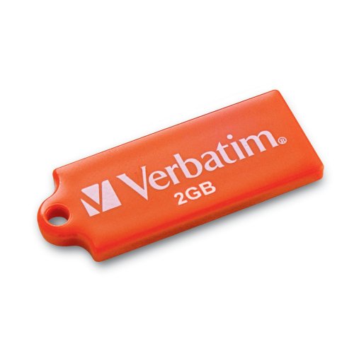 Verbatim TUFF N TINY 2 GB USB 2.0 Flash Drive 96814 (Orange)