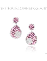 74 Natural Pink Sapphire of 63.60ct. total weight - Necklace with Diamonds 8.22ct. total.
