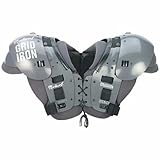 Markwort Grid Iron Football Shoulder Pads GREY ADULT XLARGE