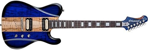 DBZ Diamond MAVSM14-SNA Maveric SM Trans Blue Spalted Maple Top Seymour Duncan Pickups