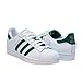 Adidas Mens Superstar White/Green-Gold Leather
