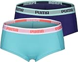 PUMA Damen Mini Shorts Basic 2p