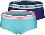 PUMA Damen Mini Shorts Basic 2p