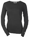 Midweight Long Sleeve Crew - Women's Black LG by Smartwool