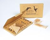 GOKI  Tangram en bois 7 pièces