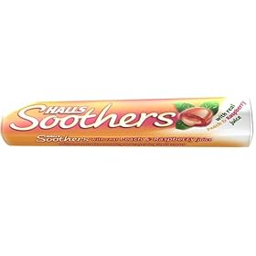 Halls Soothers Lozenges Peach & Raspberry 10